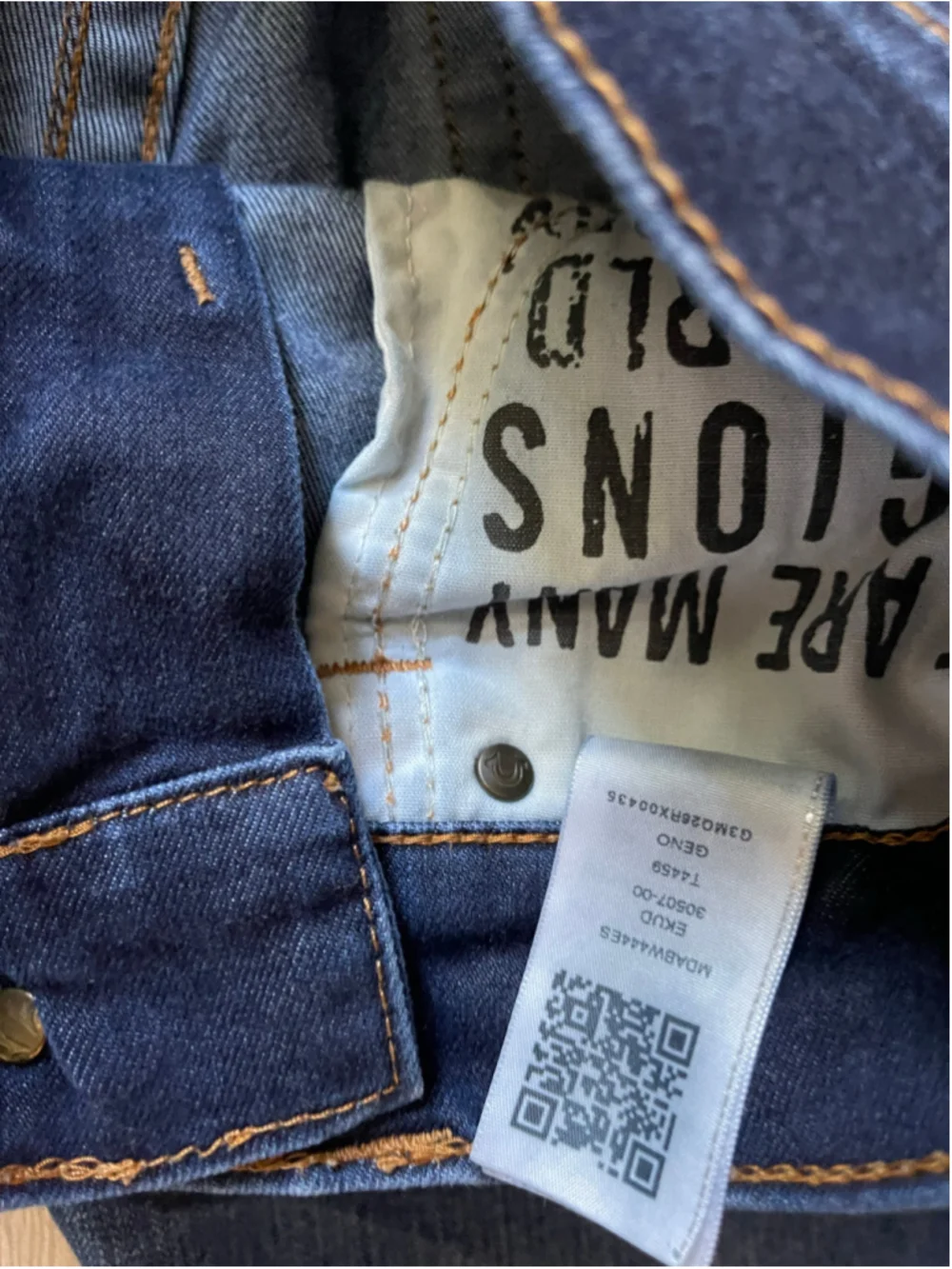 Men's True Religion Slim Jeans, Waist 29, Blue inseam 31